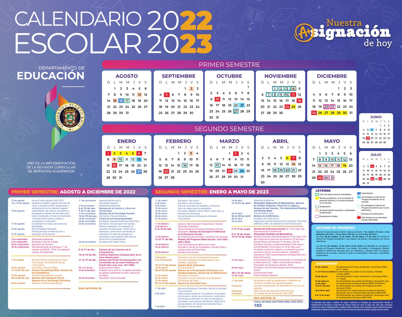 Calendario Escolar 2023 Puerto Rico Get Calendar 2023 Update Images