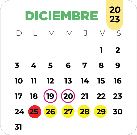 Calendario 2023-24, PDF, Navidad